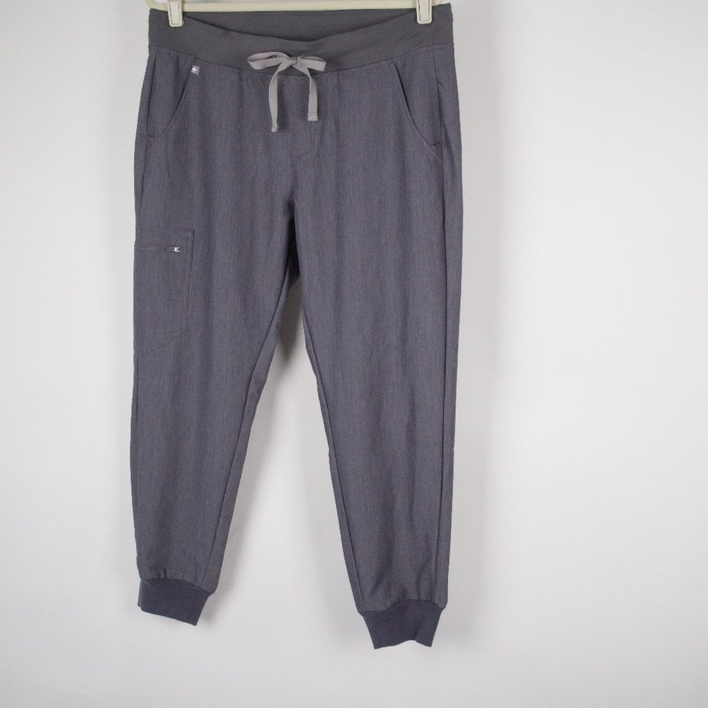 FIGS Zamora Scrub Joggers | Graphite | Size L Petite